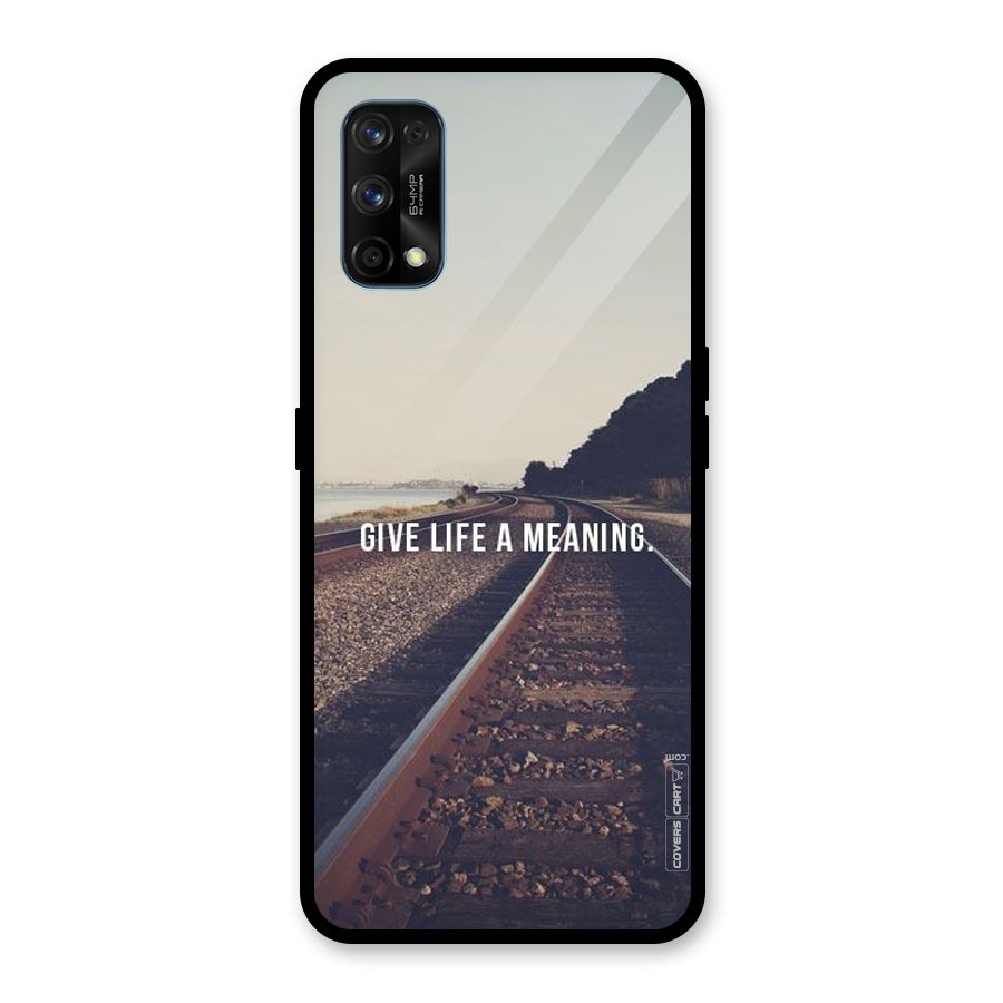 Meaning To Life Glass Back Case for Realme 7 Pro