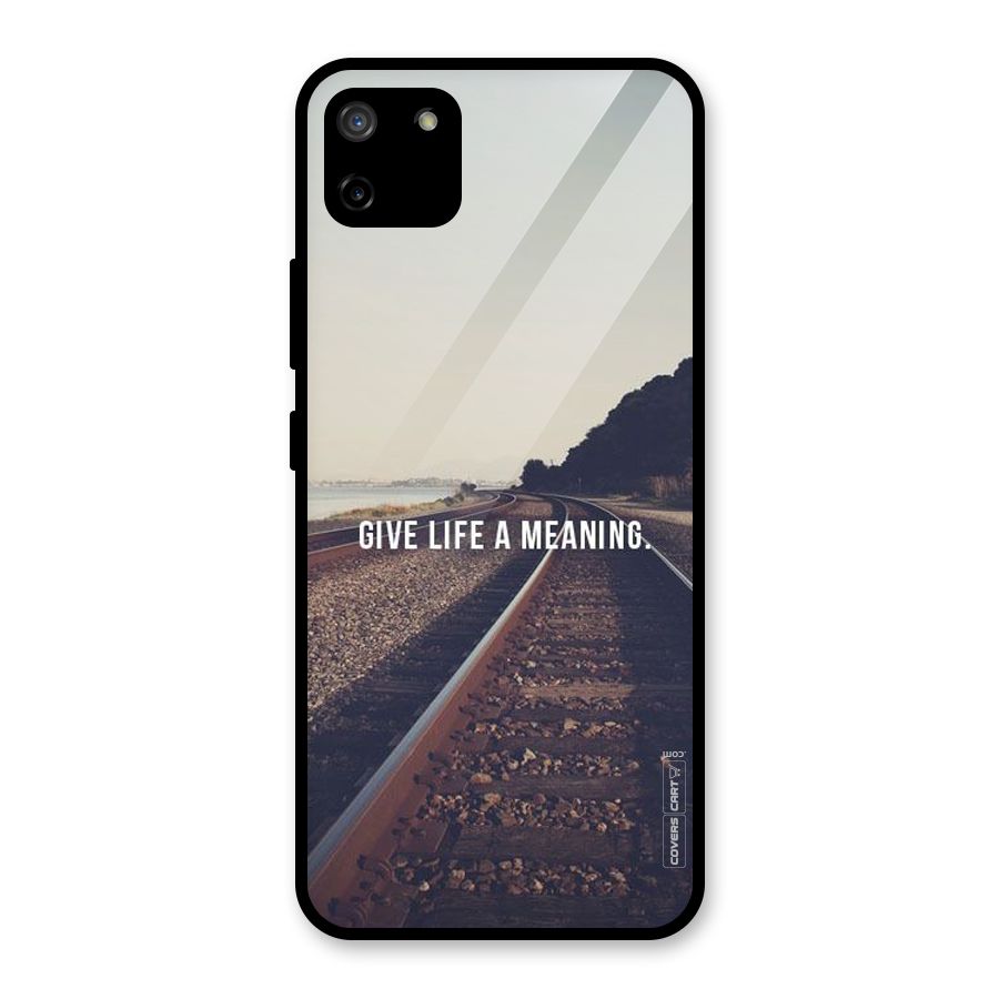 Meaning To Life Glass Back Case for Realme C11
