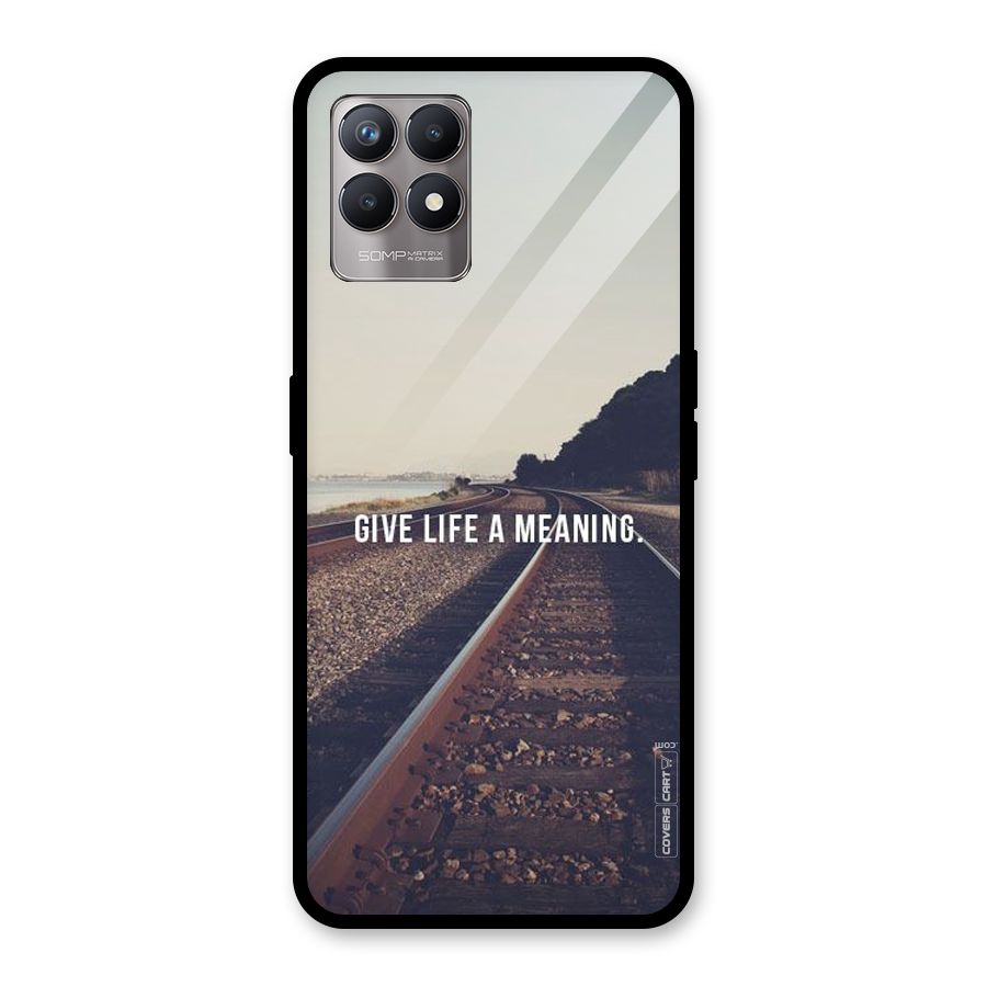 Meaning To Life Glass Back Case for Realme Narzo 50
