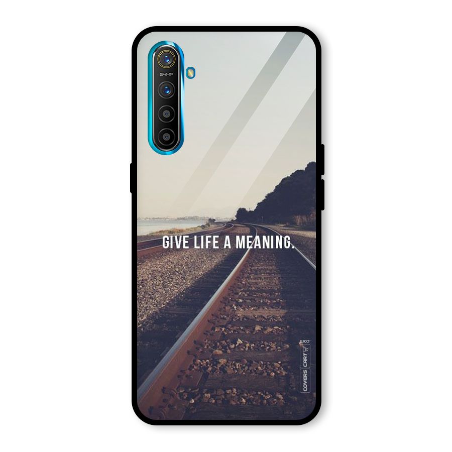 Meaning To Life Glass Back Case for Realme X2