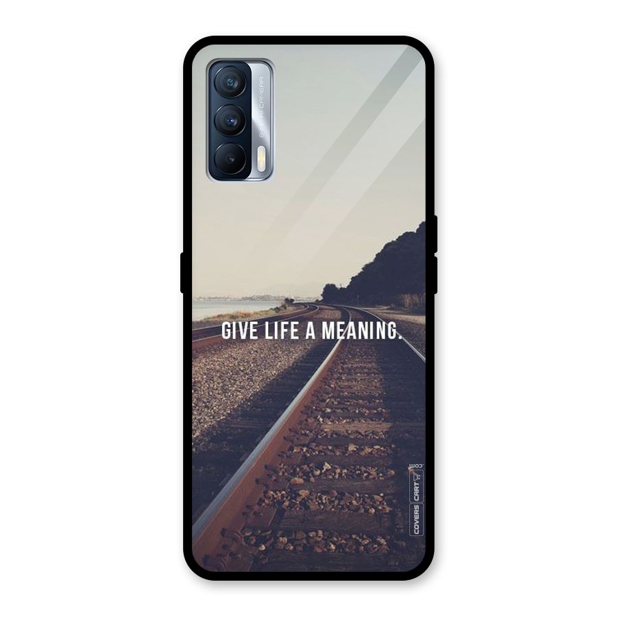 Meaning To Life Glass Back Case for Realme X7
