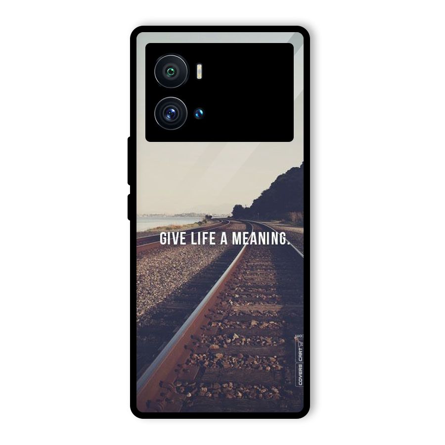 Meaning To Life Glass Back Case for Vivo iQOO 9 Pro
