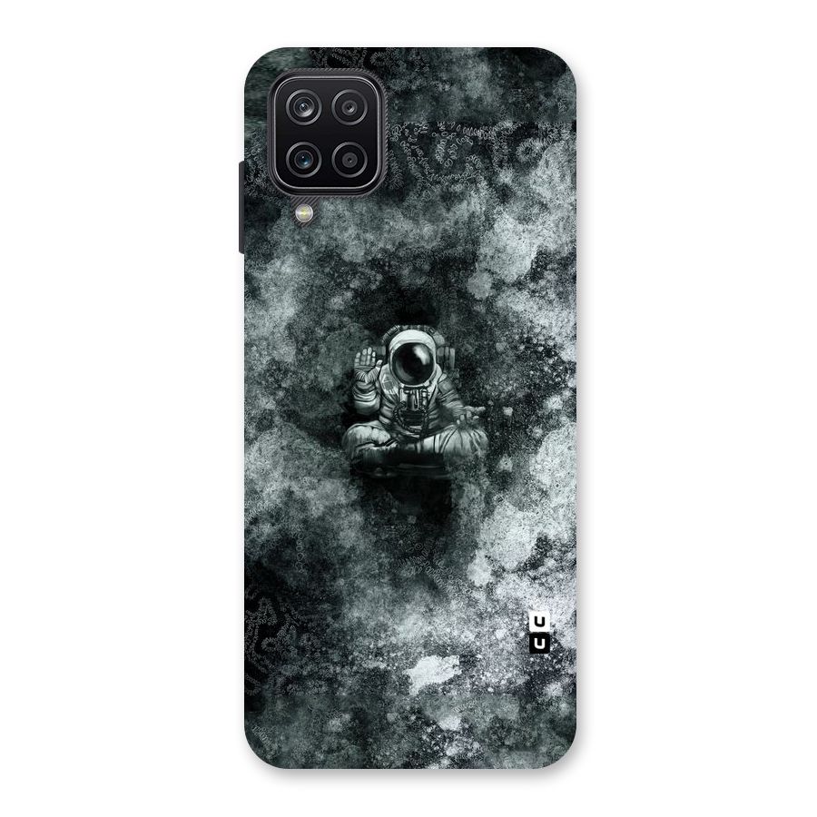 Meditating Spaceman Back Case for Galaxy A12
