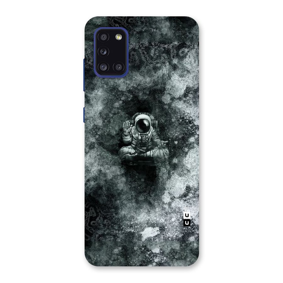 Meditating Spaceman Back Case for Galaxy A31