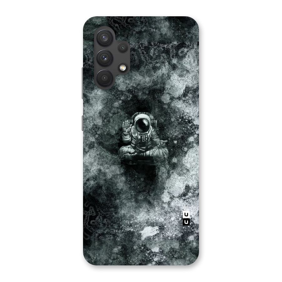 Meditating Spaceman Back Case for Galaxy A32
