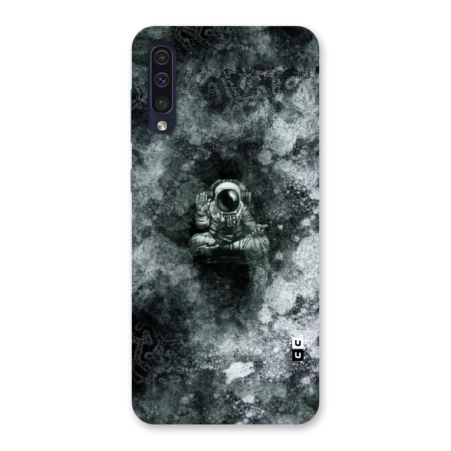 Meditating Spaceman Back Case for Galaxy A50s