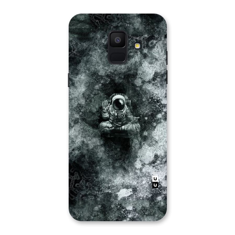 Meditating Spaceman Back Case for Galaxy A6 (2018)