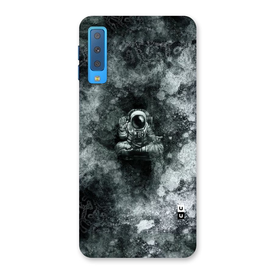 Meditating Spaceman Back Case for Galaxy A7 (2018)