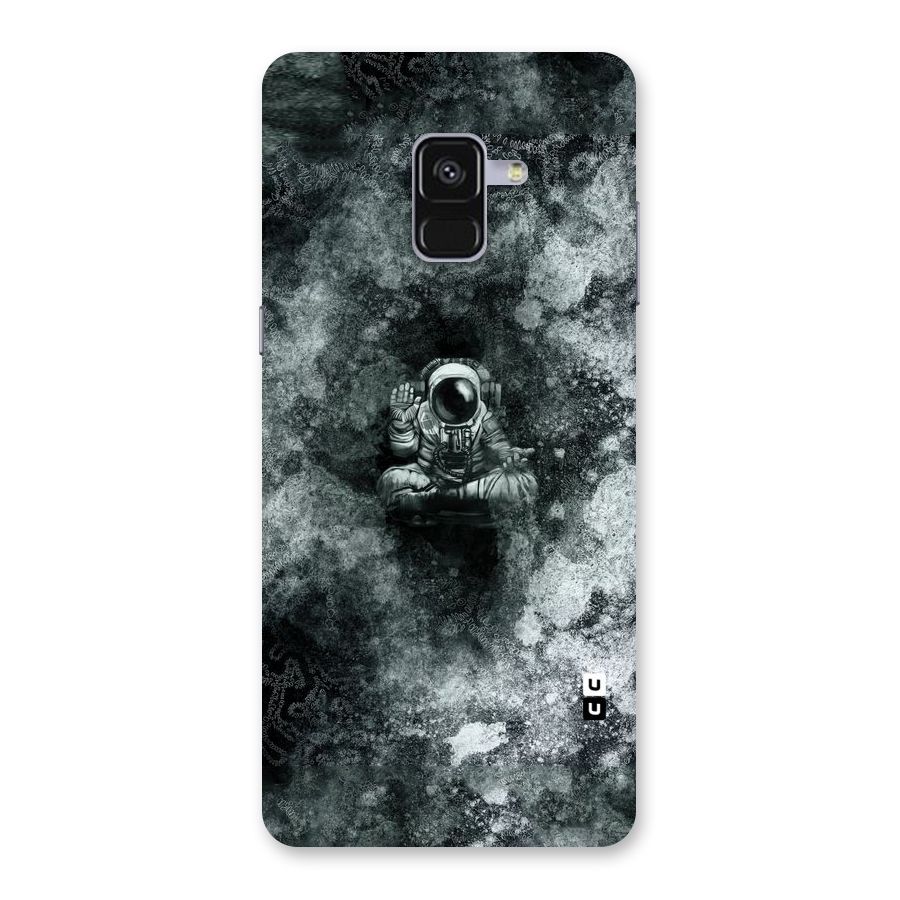 Meditating Spaceman Back Case for Galaxy A8 Plus