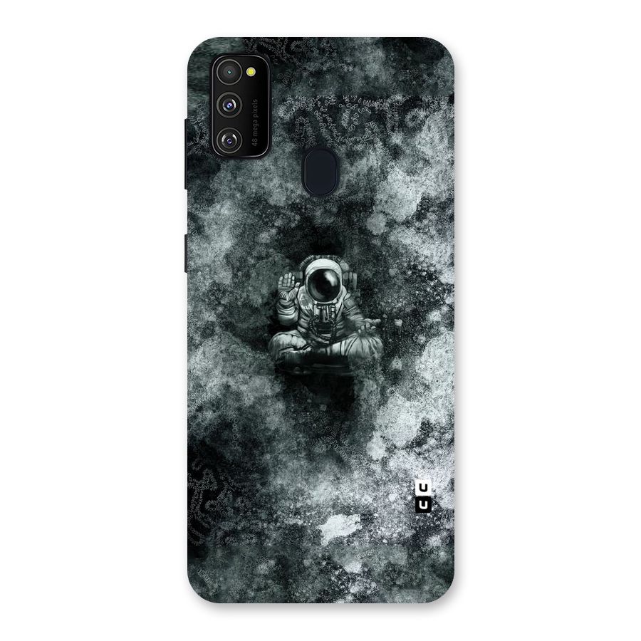 Meditating Spaceman Back Case for Galaxy M30s