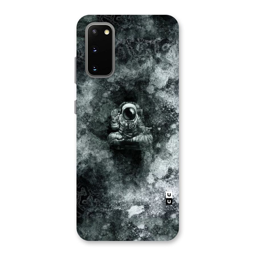 Meditating Spaceman Back Case for Galaxy S20