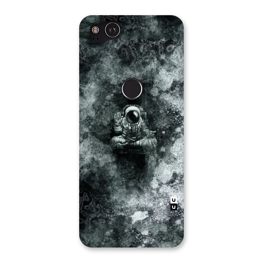 Meditating Spaceman Back Case for Google Pixel 2
