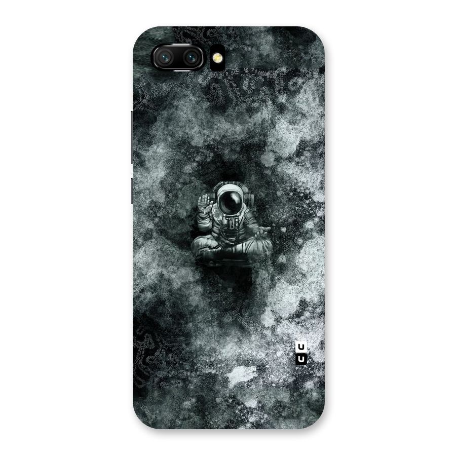 Meditating Spaceman Back Case for Honor 10
