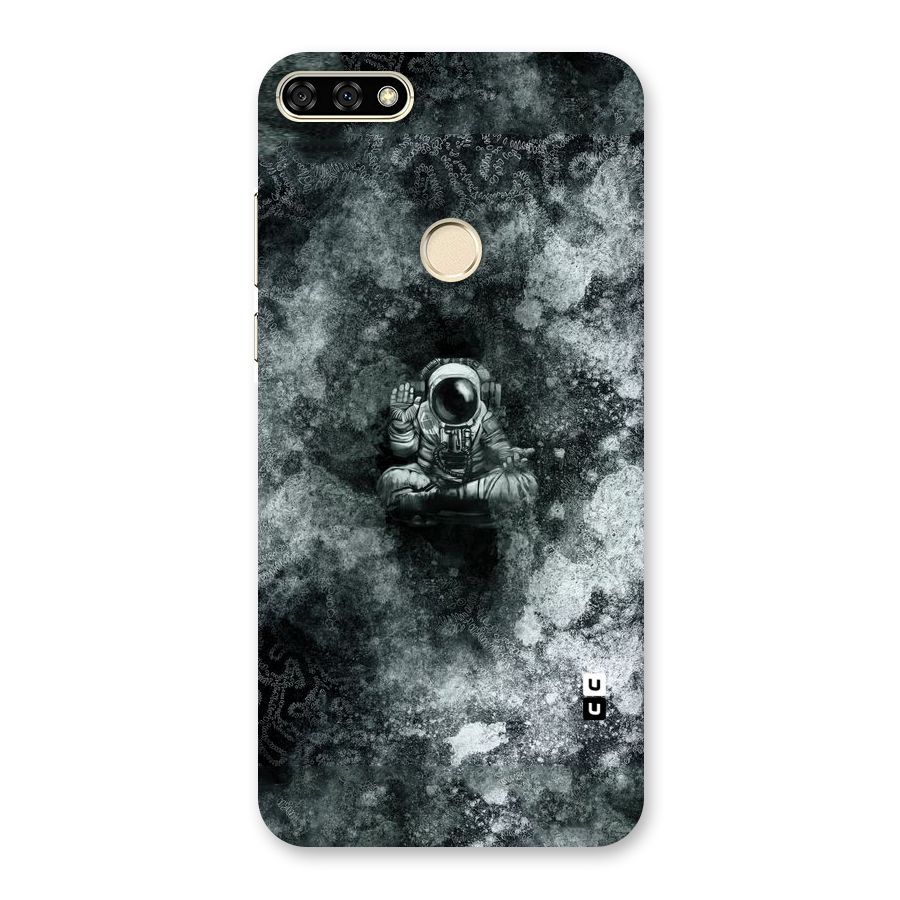 Meditating Spaceman Back Case for Honor 7A