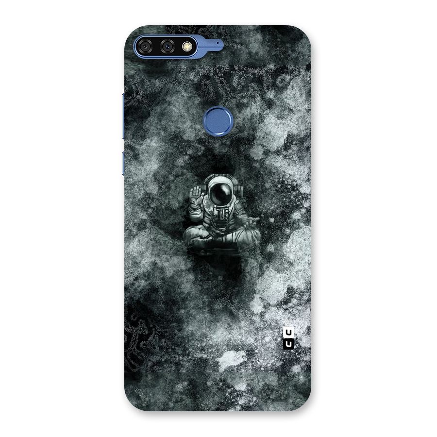 Meditating Spaceman Back Case for Honor 7C