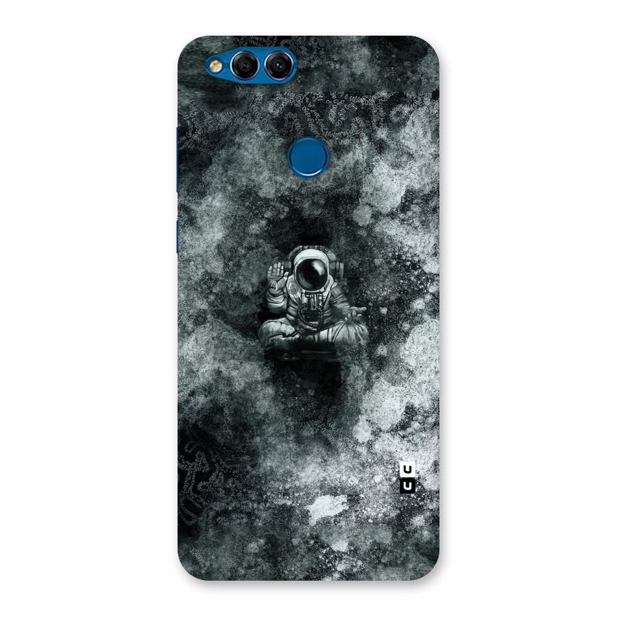 Meditating Spaceman Back Case for Honor 7X