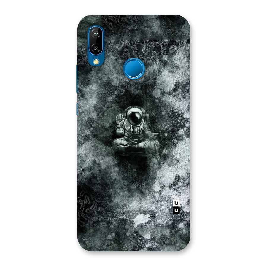 Meditating Spaceman Back Case for Huawei P20 Lite