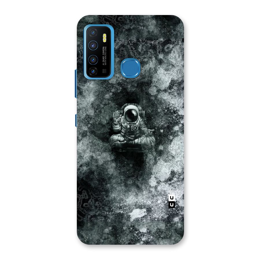 Meditating Spaceman Back Case for Infinix Hot 9