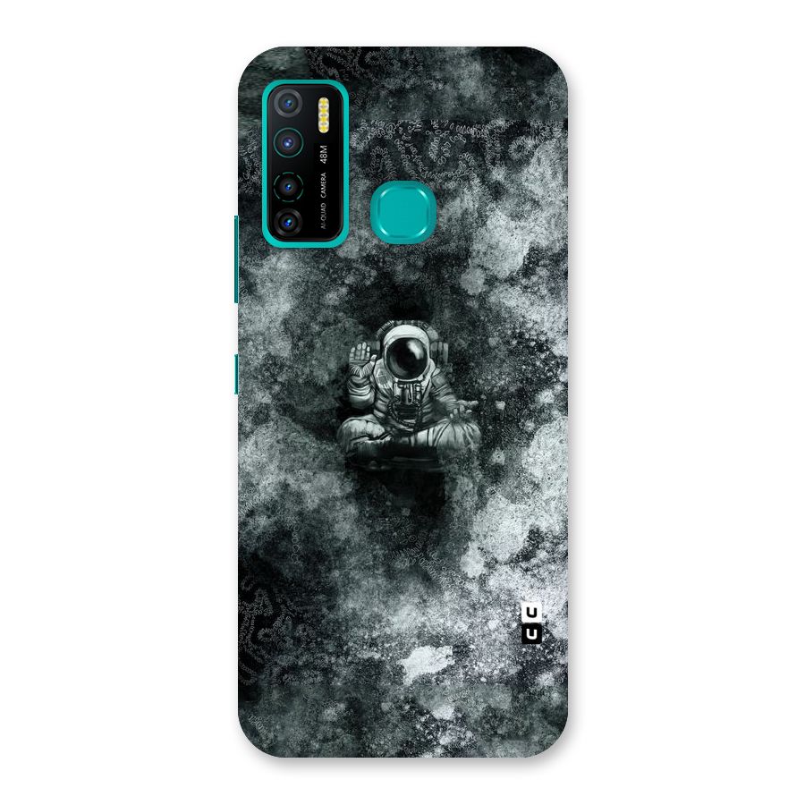 Meditating Spaceman Back Case for Infinix Hot 9 Pro