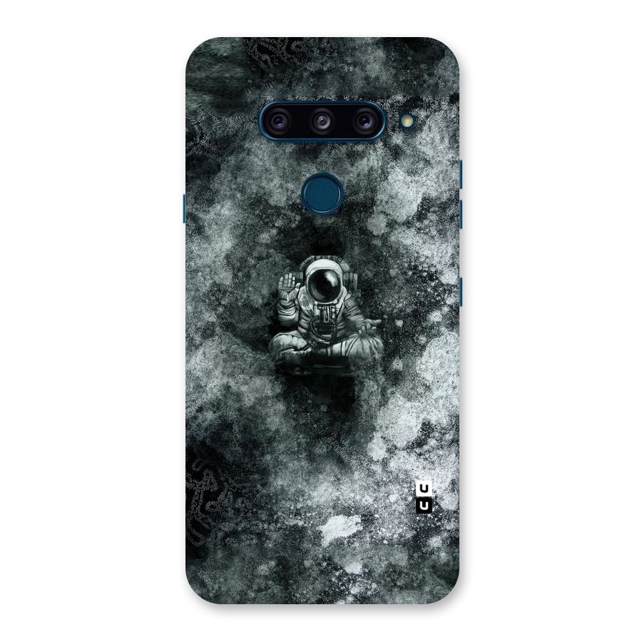 Meditating Spaceman Back Case for LG  V40 ThinQ