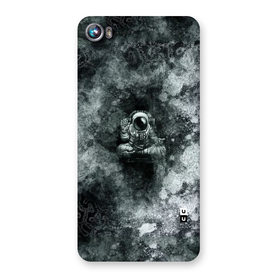 Meditating Spaceman Back Case for Micromax Canvas Fire 4 A107