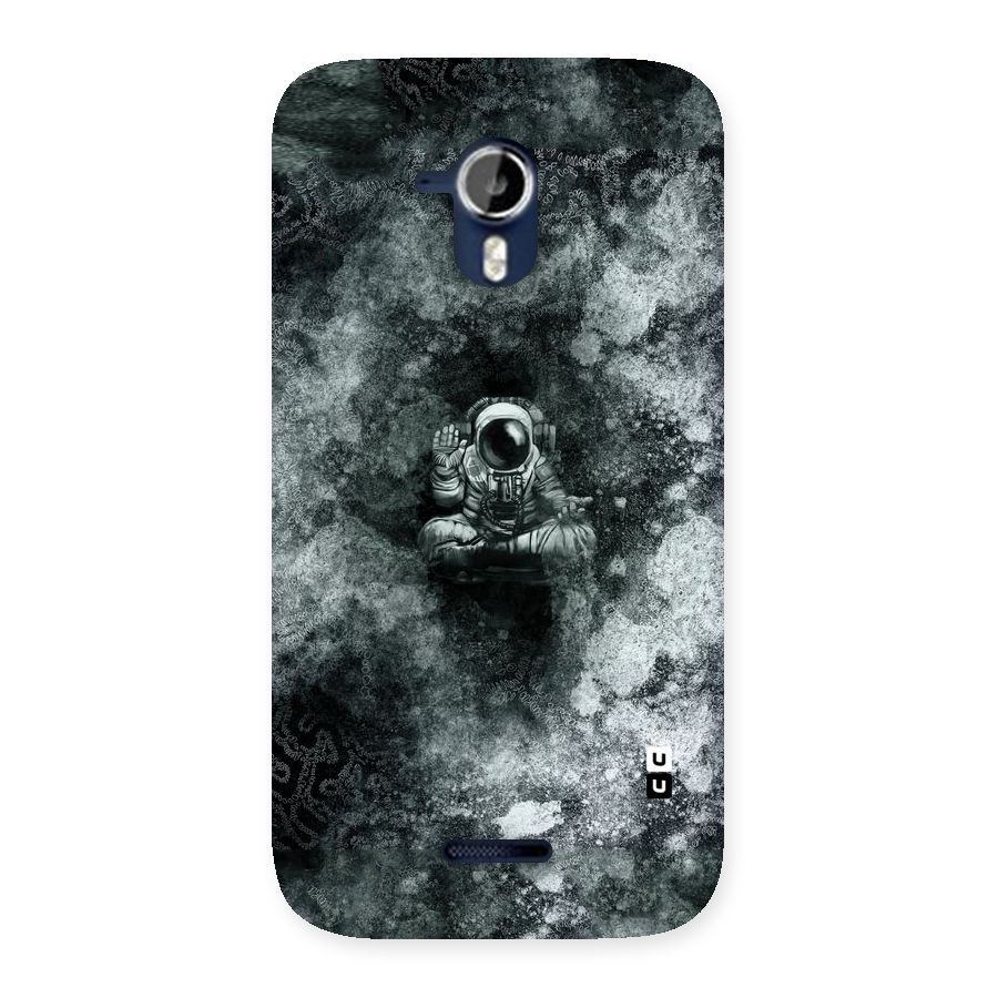 Meditating Spaceman Back Case for Micromax Canvas Magnus A117
