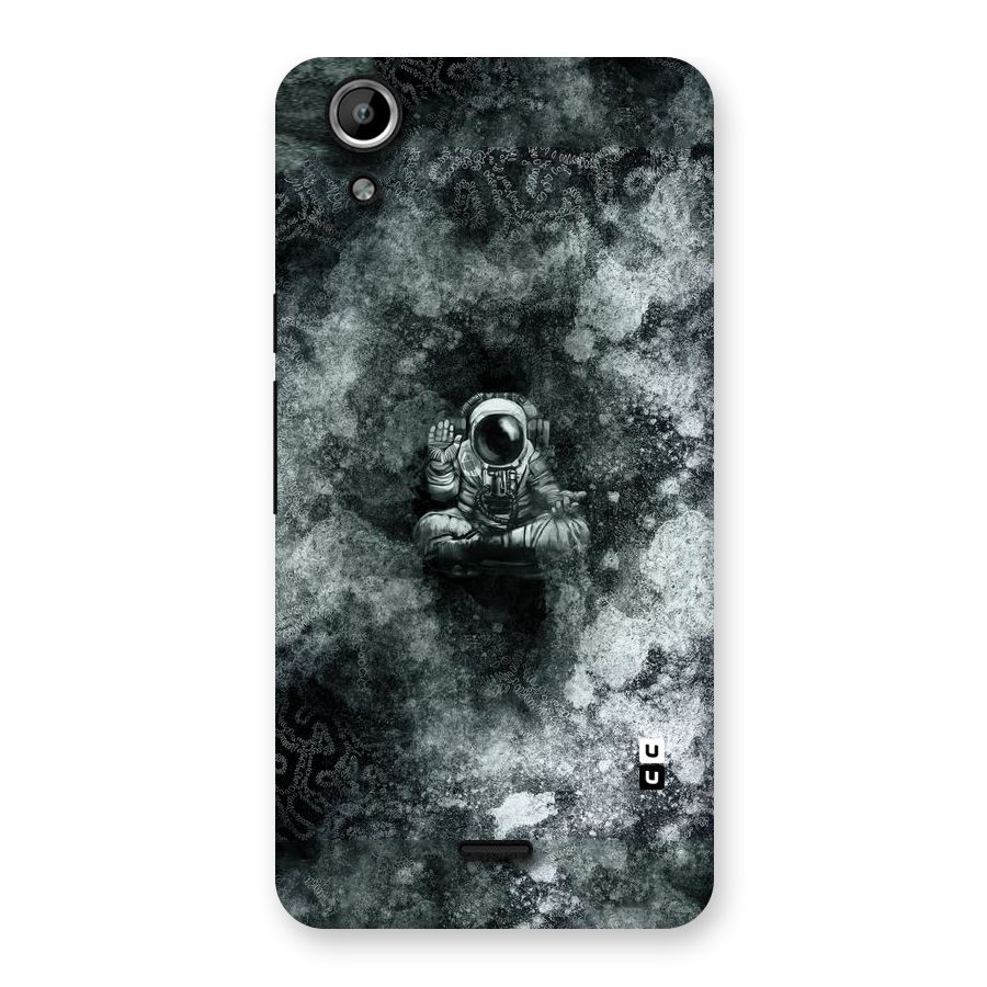 Meditating Spaceman Back Case for Micromax Canvas Selfie Lens Q345