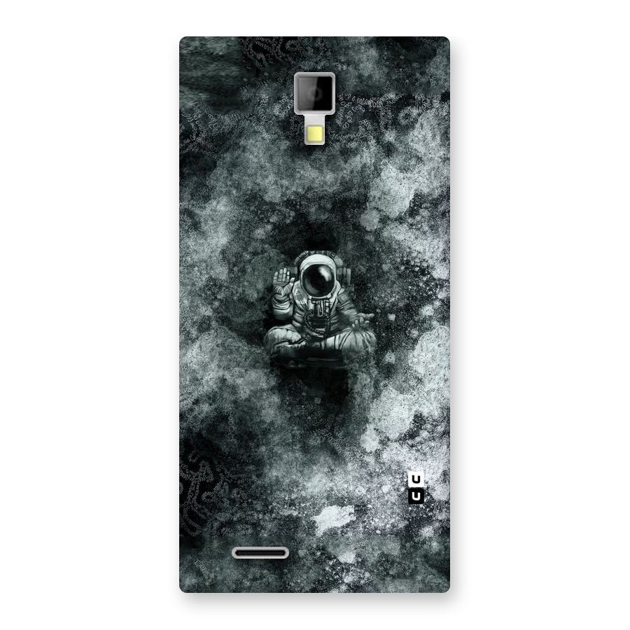 Meditating Spaceman Back Case for Micromax Canvas Xpress A99