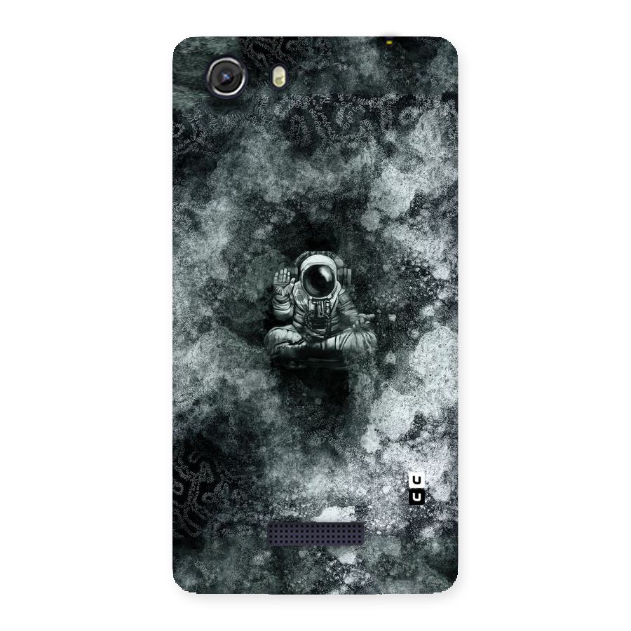 Meditating Spaceman Back Case for Micromax Unite 3