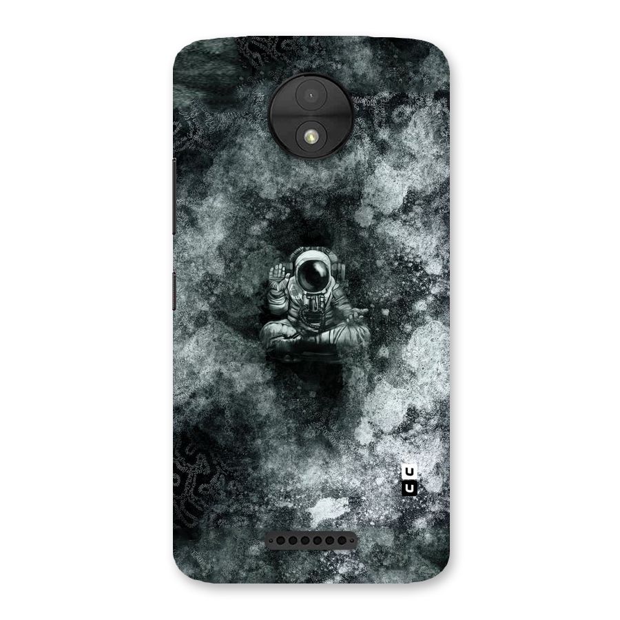 Meditating Spaceman Back Case for Moto C