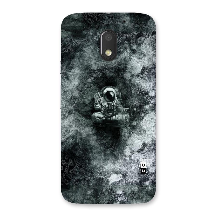 Meditating Spaceman Back Case for Moto E3 Power