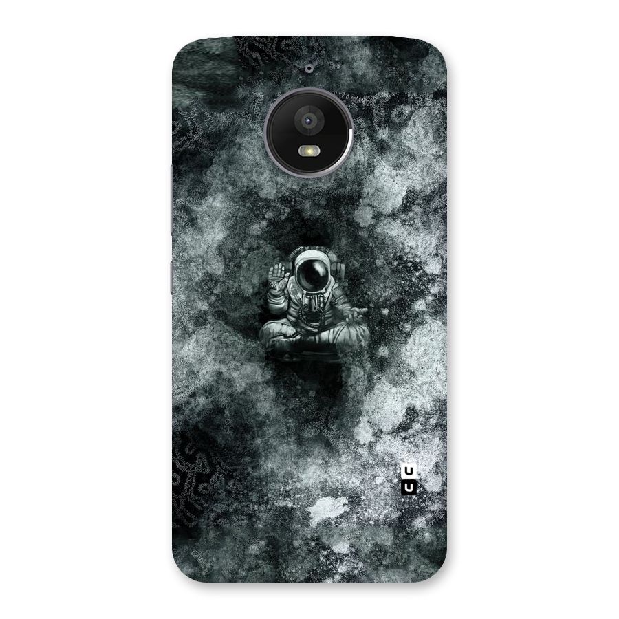 Meditating Spaceman Back Case for Moto E4 Plus