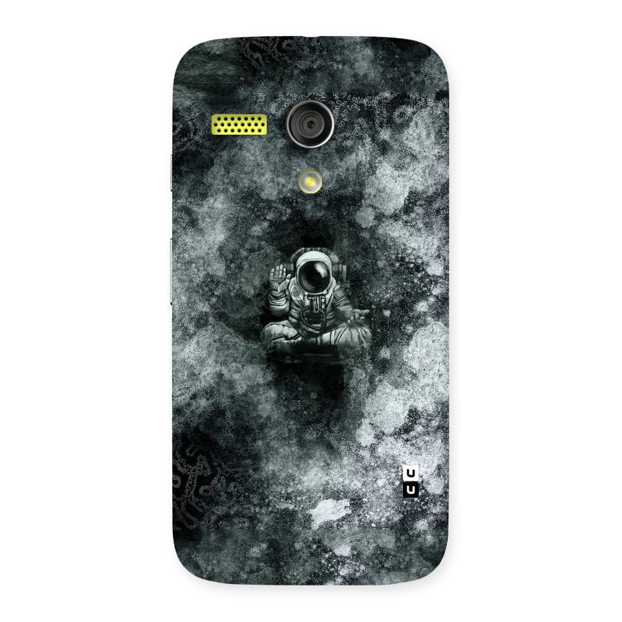 Meditating Spaceman Back Case for Moto G