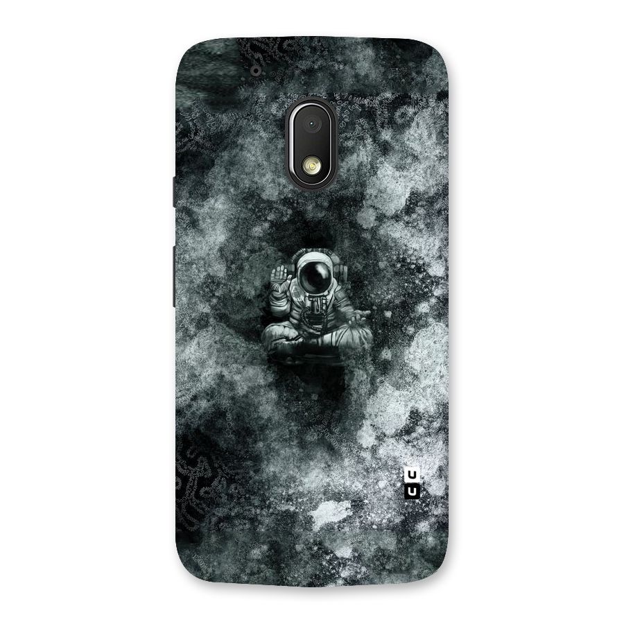 Meditating Spaceman Back Case for Moto G4 Play
