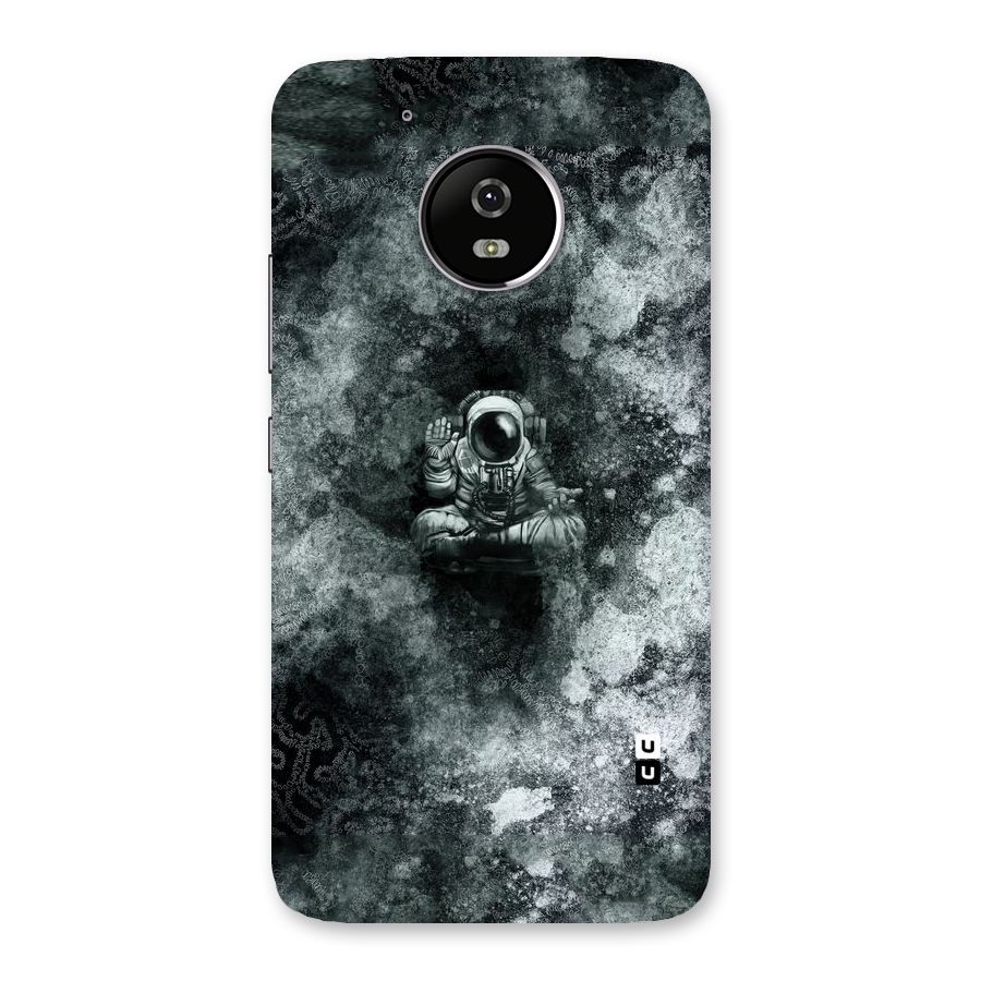 Meditating Spaceman Back Case for Moto G5
