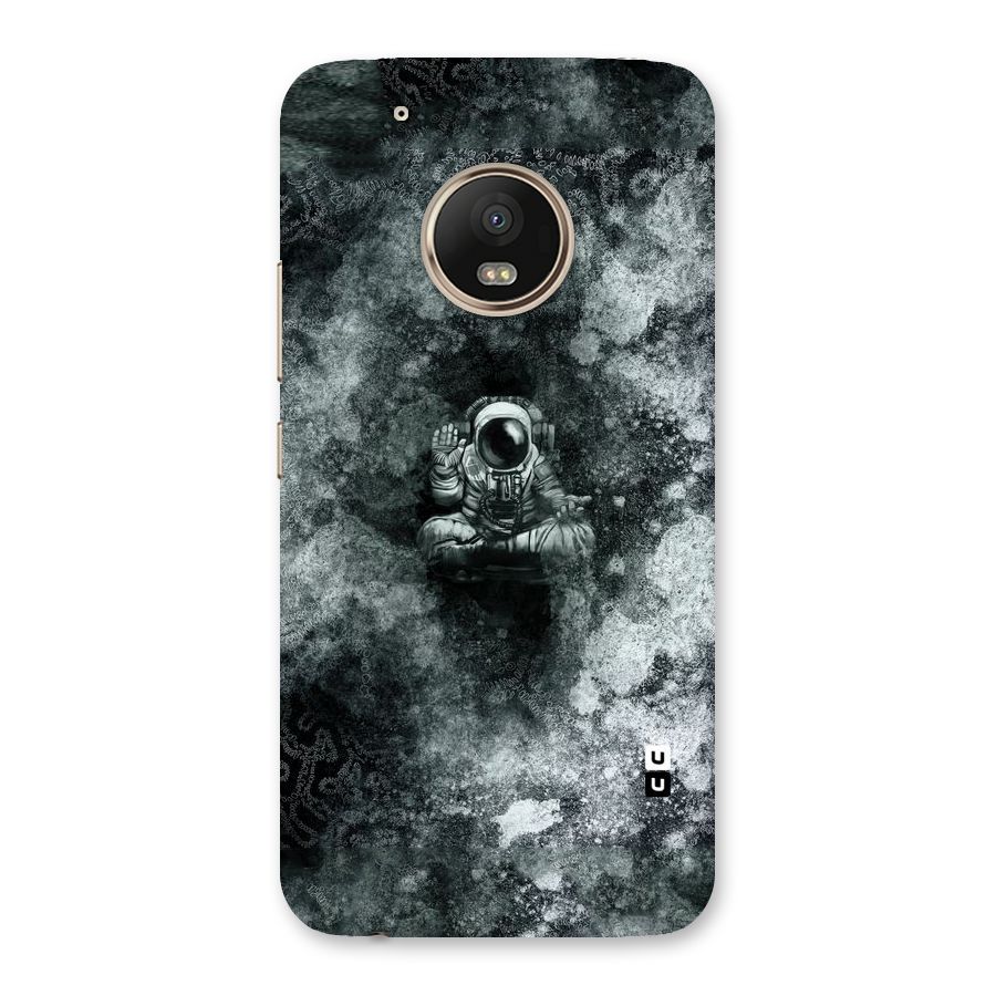 Meditating Spaceman Back Case for Moto G5 Plus