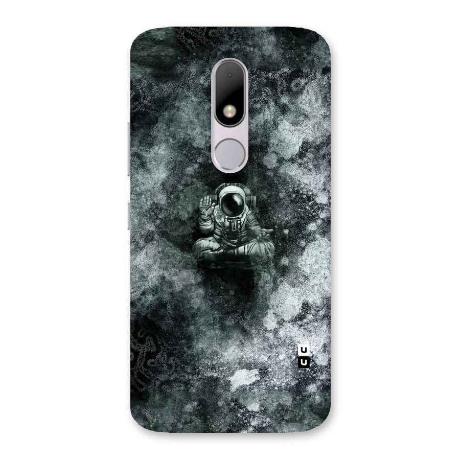 Meditating Spaceman Back Case for Moto M