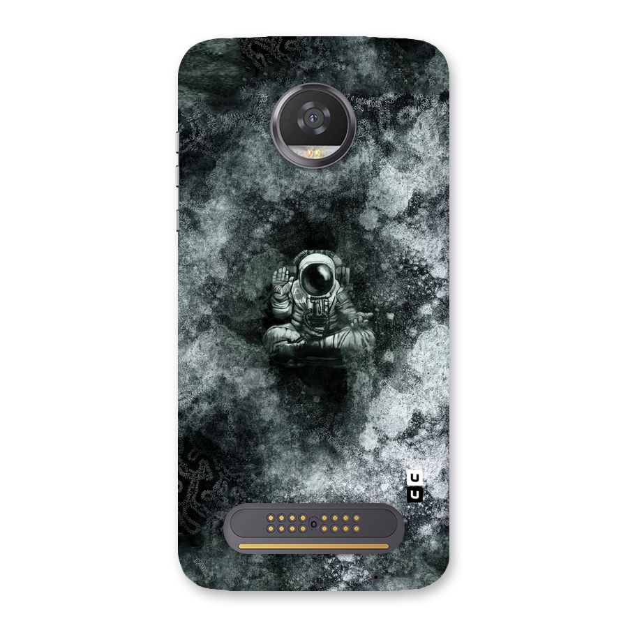Meditating Spaceman Back Case for Moto Z2 Play