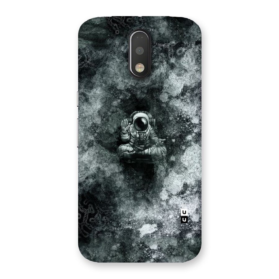 Meditating Spaceman Back Case for Motorola Moto G4 Plus
