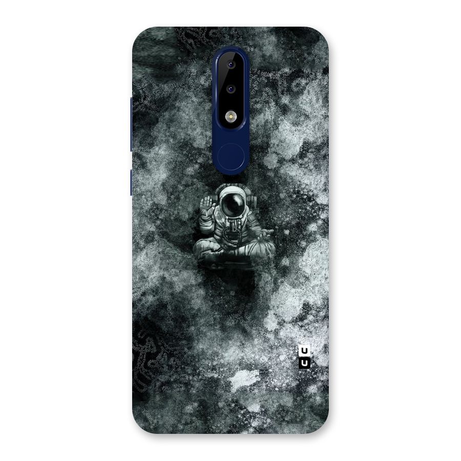 Meditating Spaceman Back Case for Nokia 5.1 Plus