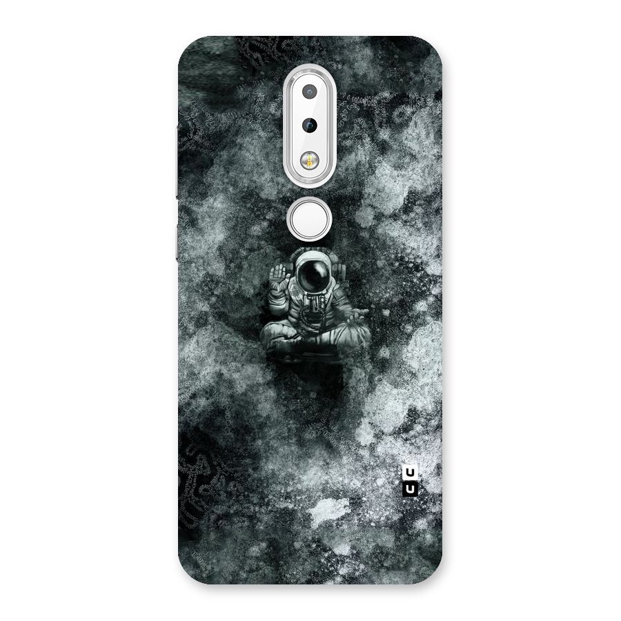 Meditating Spaceman Back Case for Nokia 6.1 Plus