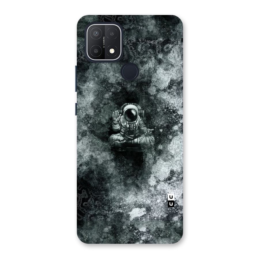 Meditating Spaceman Back Case for Oppo A15