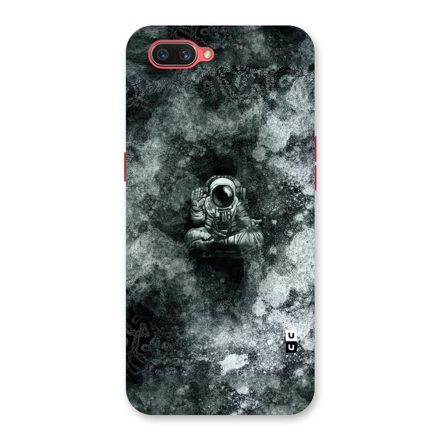 Meditating Spaceman Back Case for Oppo A3s