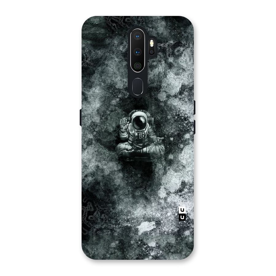 Meditating Spaceman Back Case for Oppo A5 (2020)
