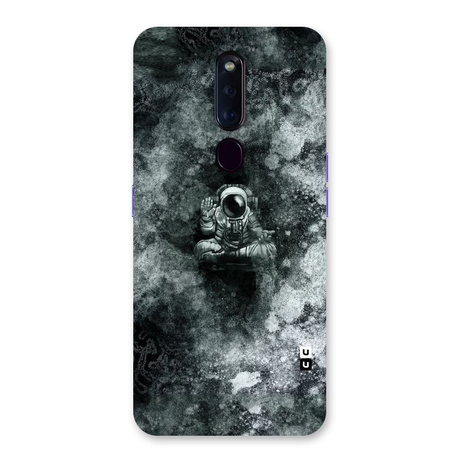 Meditating Spaceman Back Case for Oppo F11 Pro