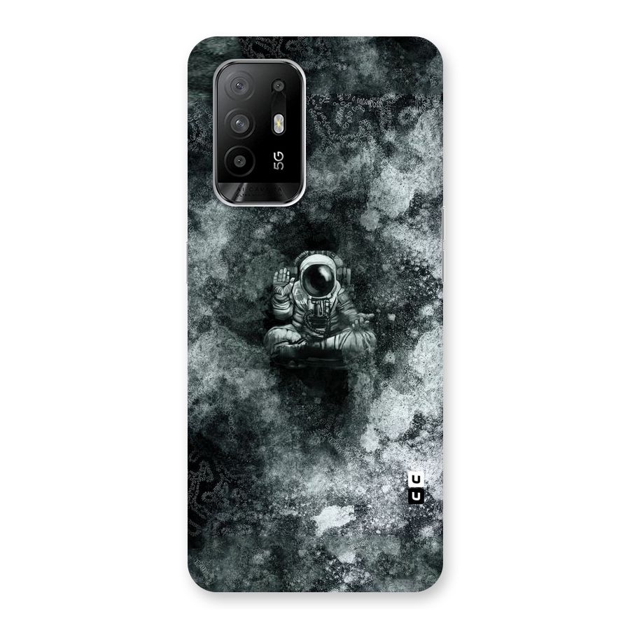 Meditating Spaceman Back Case for Oppo F19 Pro Plus 5G
