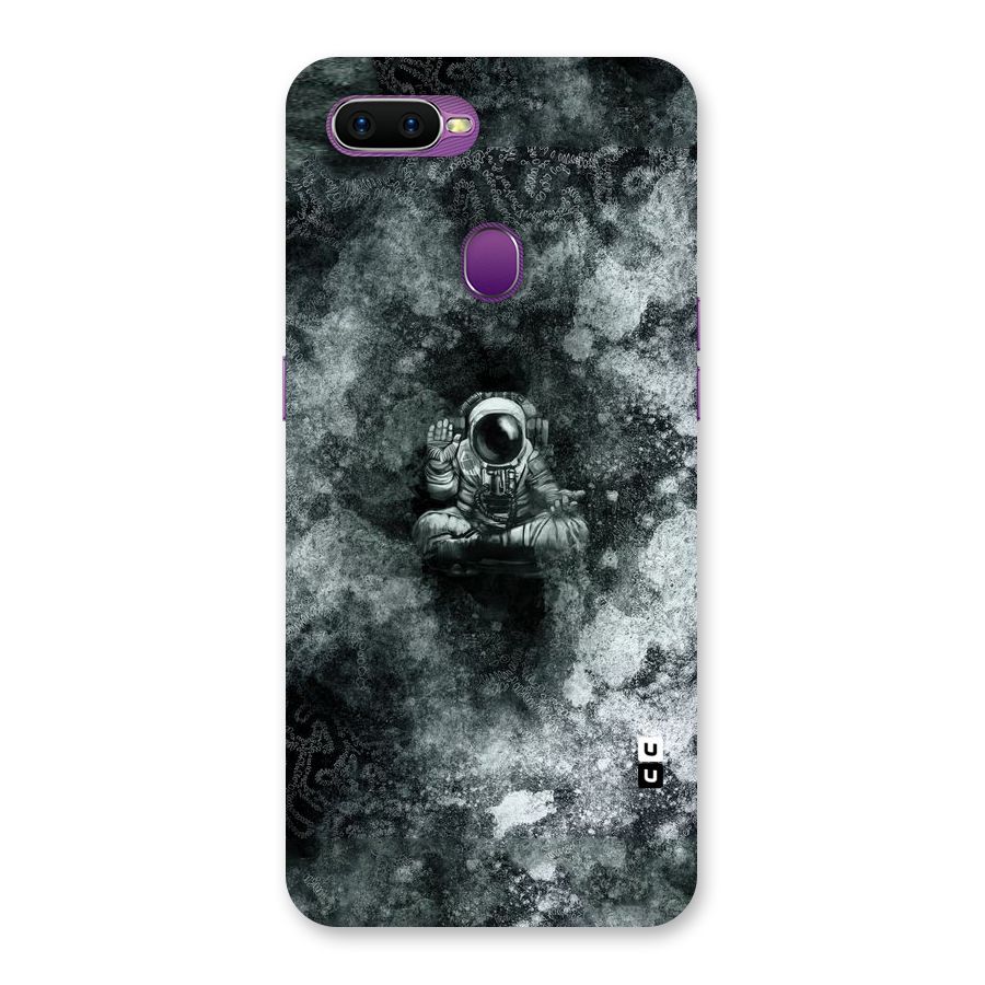 Meditating Spaceman Back Case for Oppo F9