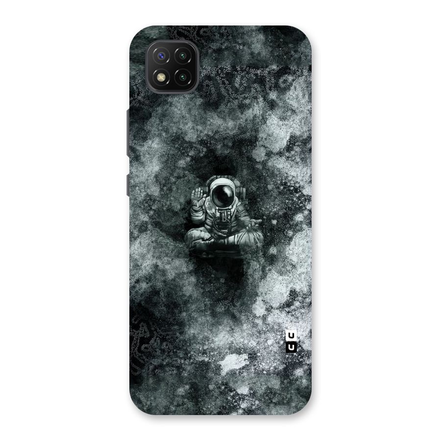 Meditating Spaceman Back Case for Poco C3