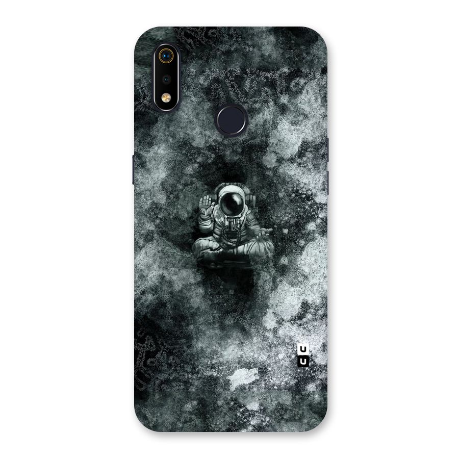 Meditating Spaceman Back Case for Realme 3i
