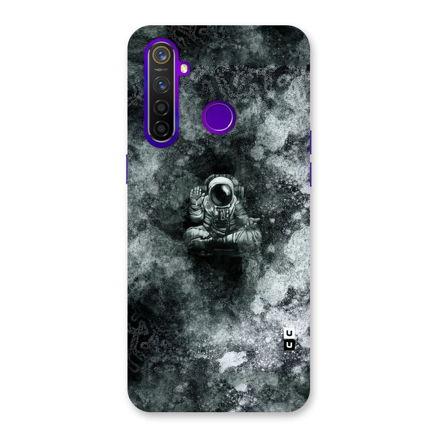 Meditating Spaceman Back Case for Realme 5 Pro
